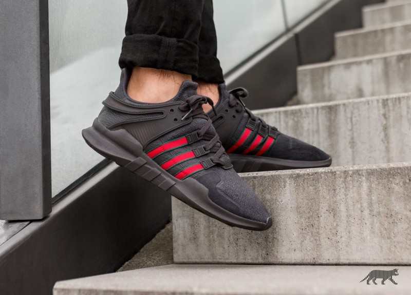 Adidas eqt support shop adv black and red